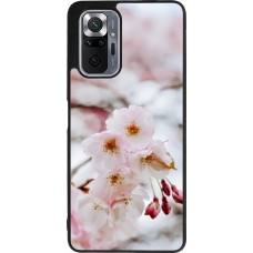 Xiaomi Redmi Note 10 Pro Max Case Hülle - Silikon schwarz Cherry tree Spring 2026