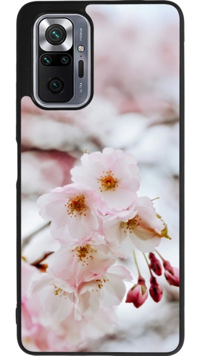 Xiaomi Redmi Note 10 Pro Max Case Hülle - Silikon schwarz Cherry tree Spring 2026