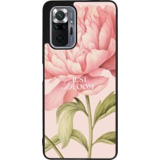 Xiaomi Redmi Note 10 Pro Max Case Hülle - Silikon schwarz Just Bloom Spring 2026