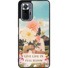 Xiaomi Redmi Note 10 Pro Max Case Hülle - Silikon schwarz Live life in full moon Spring 2026