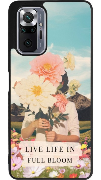 Xiaomi Redmi Note 10 Pro Max Case Hülle - Silikon schwarz Live life in full moon Spring 2026