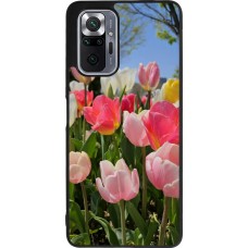 Xiaomi Redmi Note 10 Pro Max Case Hülle - Silikon schwarz Tulips Spring 2026