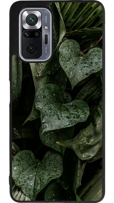 Xiaomi Redmi Note 10 Pro Max Case Hülle - Silikon schwarz Spring 23 fresh plants