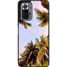 Xiaomi Redmi Note 10 Pro Max Case Hülle - Silikon schwarz Summer 2023 palm tree vibe