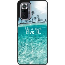 Xiaomi Redmi Note 10 Pro Max Case Hülle - Silikon schwarz Summer 18 24