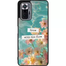 Coque Xiaomi Redmi Note 10 Pro Max - Silicone rigide noir Summer 2025 Grow with the flow