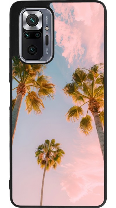 Xiaomi Redmi Note 10 Pro Max Case Hülle - Silikon schwarz Summer 2025 Palmiers