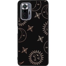 Coque Xiaomi Redmi Note 10 Pro Max - Silicone rigide noir Suns and Moons
