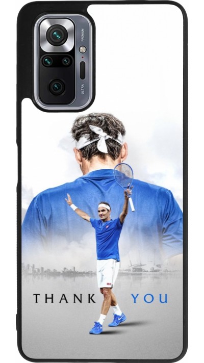 Coque Xiaomi Redmi Note 10 Pro Max - Silicone rigide noir Thank you Roger