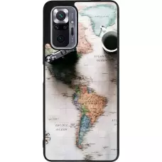 Coque Xiaomi Redmi Note 10 Pro Max - Silicone rigide noir Travel 01