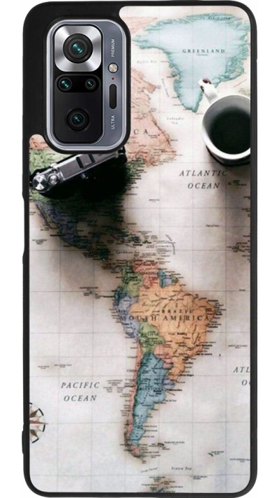 Coque Xiaomi Redmi Note 10 Pro Max - Silicone rigide noir Travel 01