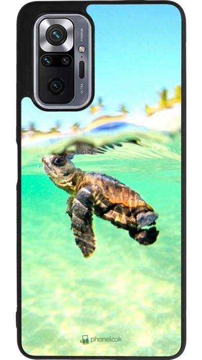 Coque Xiaomi Redmi Note 10 Pro Max - Silicone rigide noir Turtle Underwater