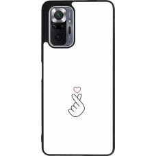 Coque Xiaomi Redmi Note 10 Pro Max - Silicone rigide noir Valentine 2024 heat by Millennials