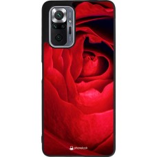 Xiaomi Redmi Note 10 Pro Max Case Hülle - Silikon schwarz Valentine 2022 Rose