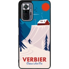 Xiaomi Redmi Note 10 Pro Max Case Hülle - Silikon schwarz Verbier Cabane Mont-Fort