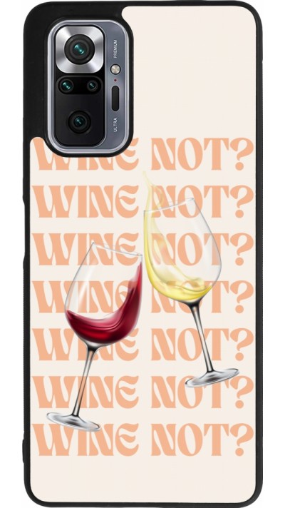 Xiaomi Redmi Note 10 Pro Max Case Hülle - Silikon schwarz Wine not