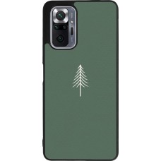 Coque Xiaomi Redmi Note 10 Pro Max - Silicone rigide noir Christmas 22 minimalist tree