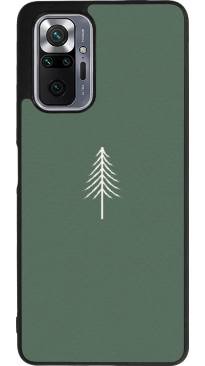 Coque Xiaomi Redmi Note 10 Pro Max - Silicone rigide noir Christmas 22 minimalist tree