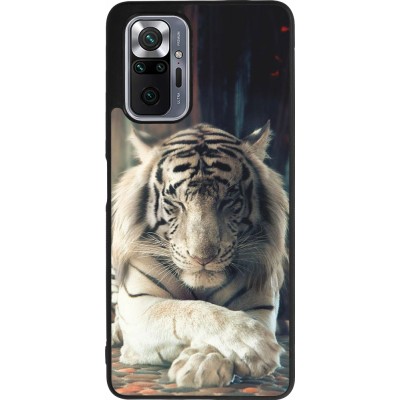 Coque Xiaomi Redmi Note 10 Pro Max - Silicone rigide noir Zen Tiger