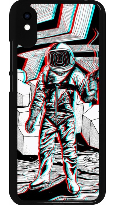 Xiaomi Redmi 9A Case Hülle - Anaglyph Astronaut