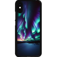 Xiaomi Redmi 9A Case Hülle - Funkelndes Nordlicht