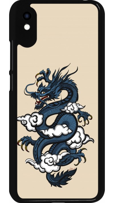 Xiaomi Redmi 9A Case Hülle - Blue Dragon Tattoo