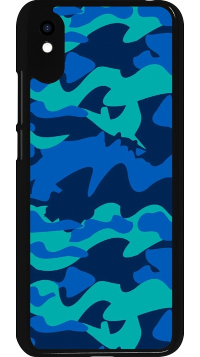 Xiaomi Redmi 9A Case Hülle - Camo Blue