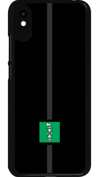 Xiaomi Redmi 9A Case Hülle - Kanton SG schwarz