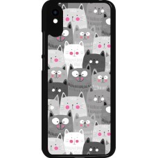 Xiaomi Redmi 9A Case Hülle - Katzenschwärme