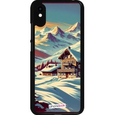 Coque Xiaomi Redmi 9A - Chalet montagne enneigée