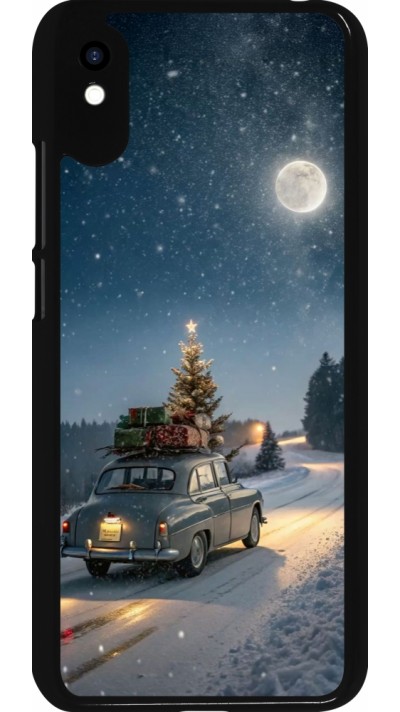 Coque Xiaomi Redmi 9A - Christmas 25 Car with Tree Xmas