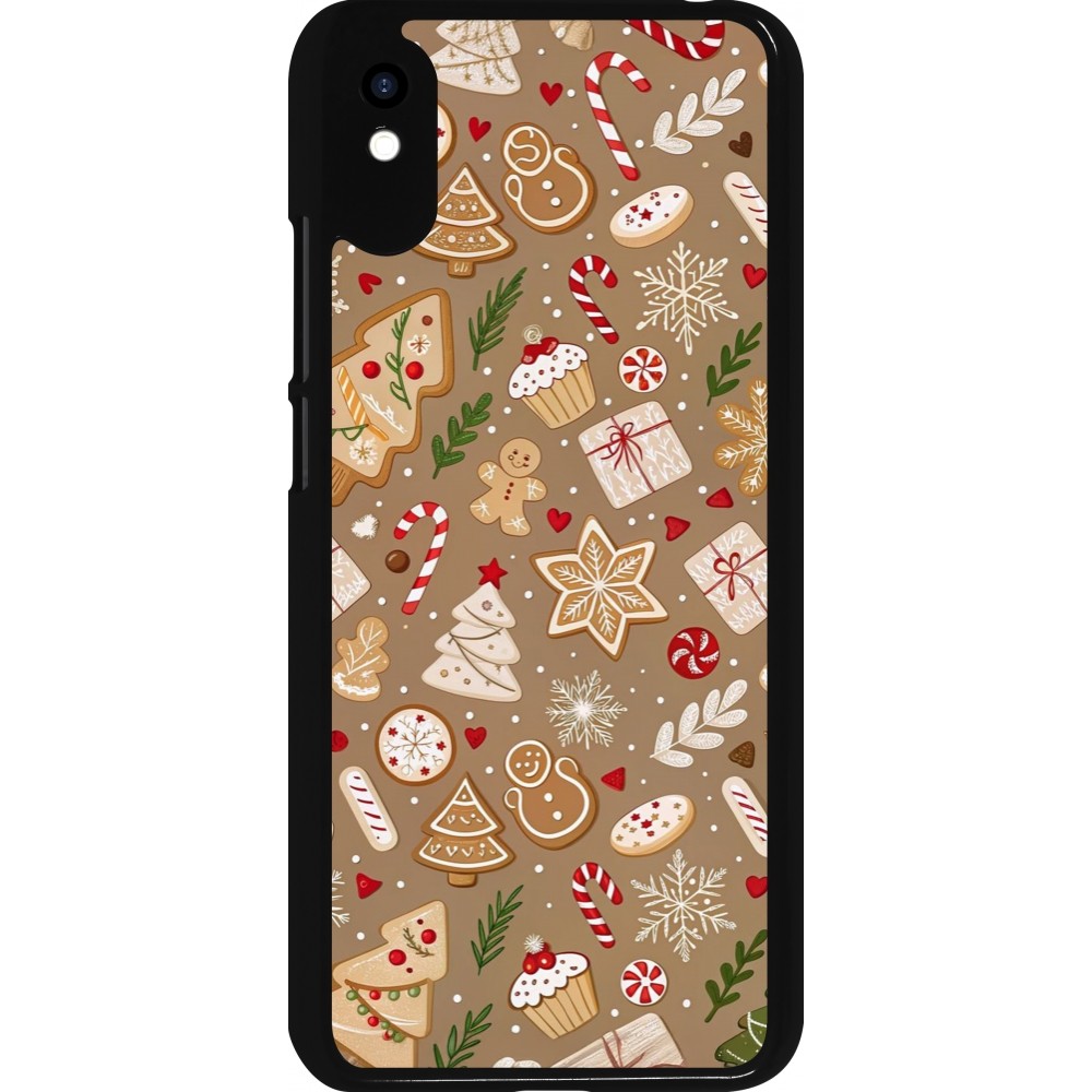 Coque Xiaomi Redmi 9A - Christmas 25 Pattern Ginger Cookie