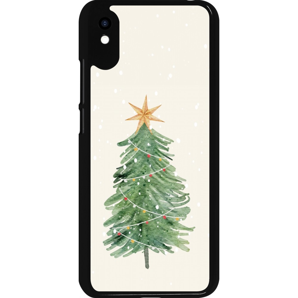 Coque Xiaomi Redmi 9A - Christmas 25 Sketch Tree