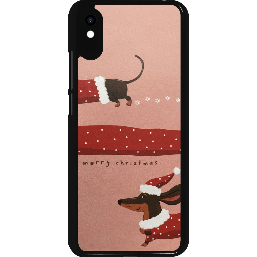 Coque Xiaomi Redmi 9A - Christmas 25 Teckel Merry Xmas