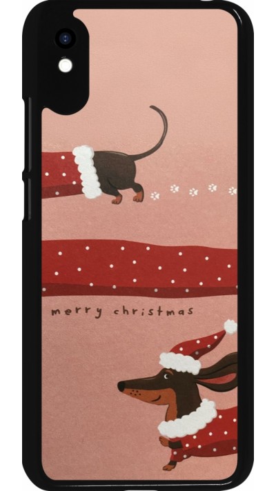 Coque Xiaomi Redmi 9A - Christmas 25 Teckel Merry Xmas