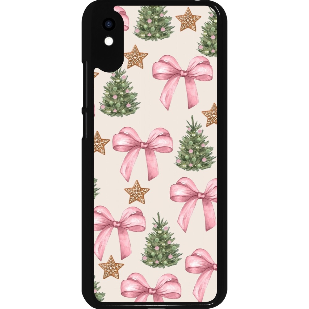 Coque Xiaomi Redmi 9A - Christmas 25 Vintage Ribbons