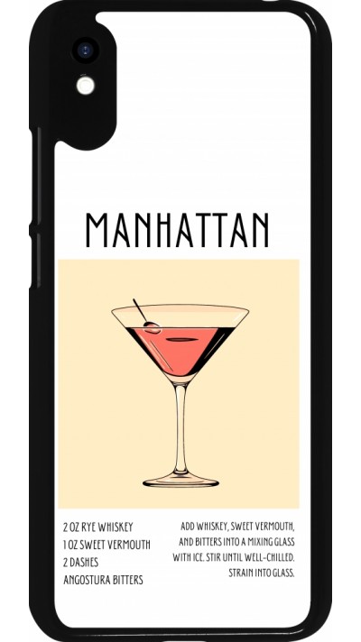Xiaomi Redmi 9A Case Hülle - Cocktail Rezept Manhattan