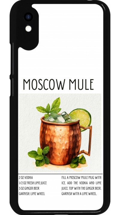 Xiaomi Redmi 9A Case Hülle - Cocktail Rezept Moscow Mule