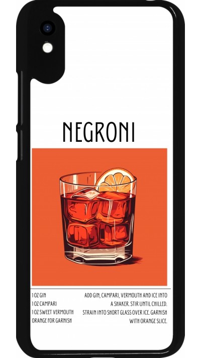 Xiaomi Redmi 9A Case Hülle - Cocktail Rezept Negroni