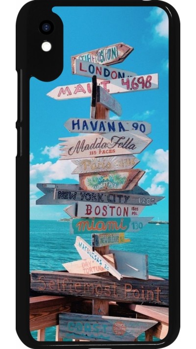 Xiaomi Redmi 9A Case Hülle - Cool Cities Directions