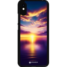 Xiaomi Redmi 9A Case Hülle - Sonnenuntergang gelb violett