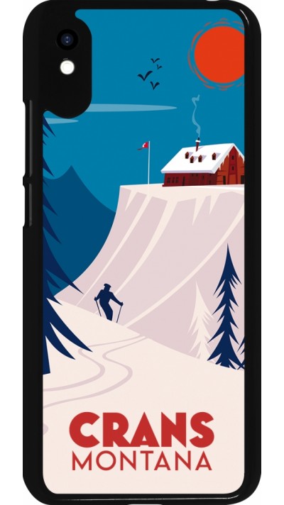 Xiaomi Redmi 9A Case Hülle - Crans-Montana Cabane