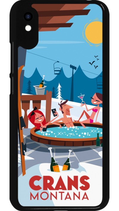 Xiaomi Redmi 9A Case Hülle - Crans-Montana Mountain Jacuzzi