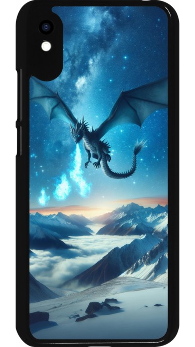 Xiaomi Redmi 9A Case Hülle - Drache nächtliche Berg