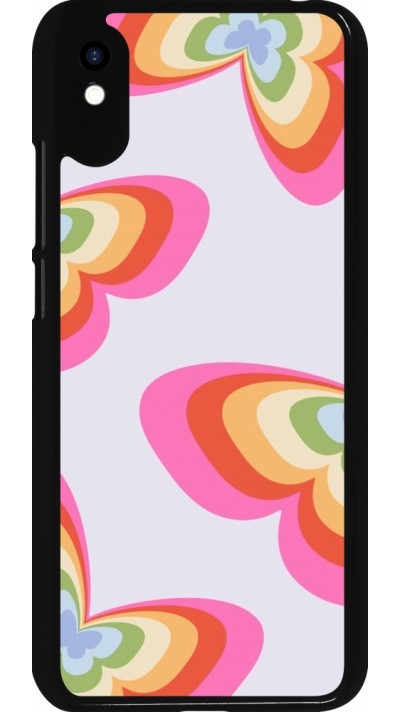 Xiaomi Redmi 9A Case Hülle - Easter 2024 rainbow butterflies
