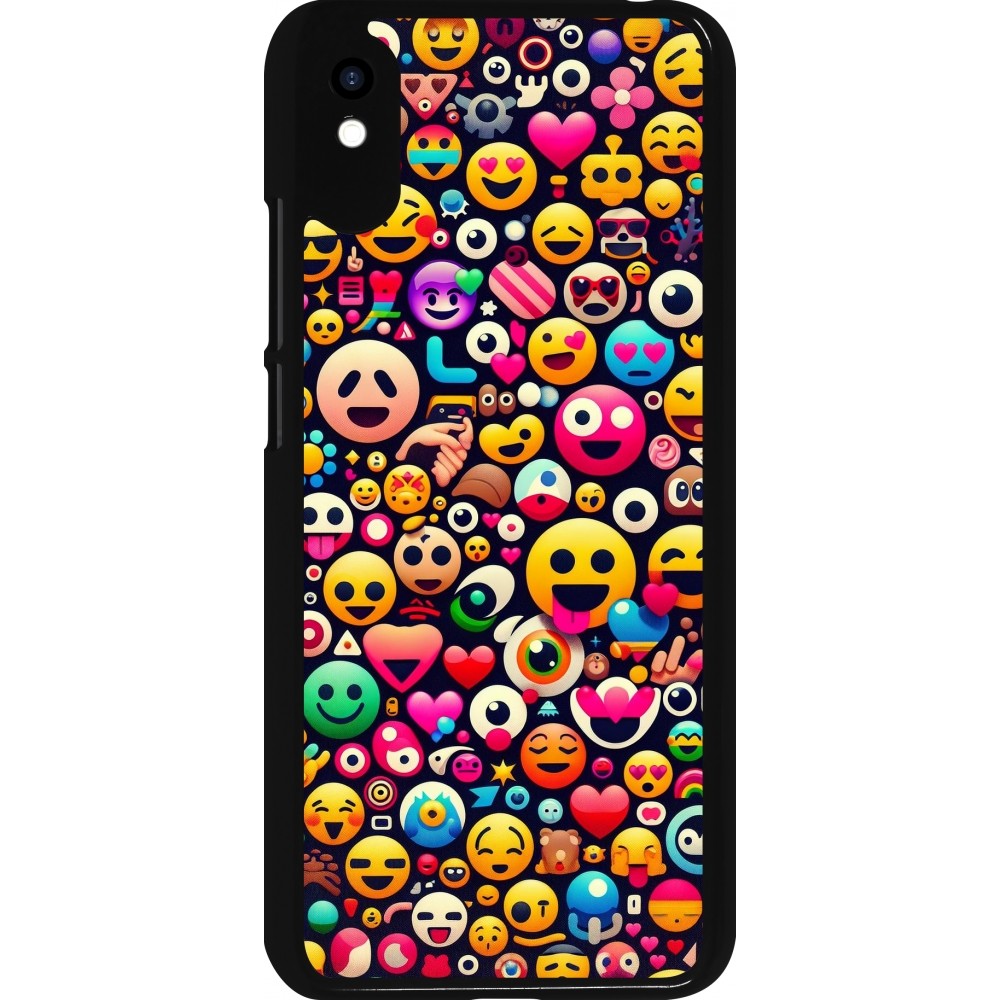 Coque Xiaomi Redmi 9A - Emoji Mix Color