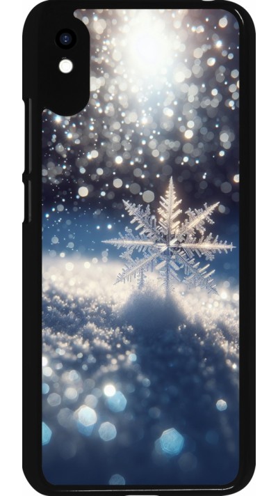 Xiaomi Redmi 9A Case Hülle - Schneeflocke Solar Glanz