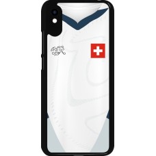 Xiaomi Redmi 9A Case Hülle - Schweiz Away personalisierbares Fussballtrikot