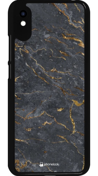 Xiaomi Redmi 9A Case Hülle - Grey Gold Marble