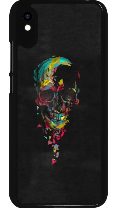 Xiaomi Redmi 9A Case Hülle - Halloween 22 colored skull